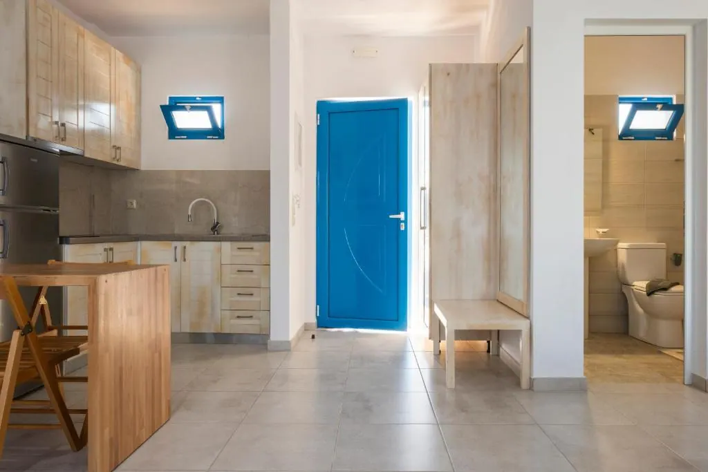 Studio apartment at Blue Horizon with kitchenette and living area