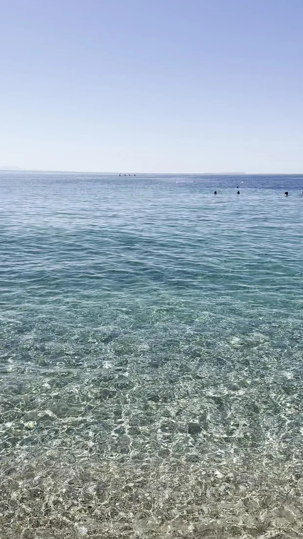 Maraçi Beach shore in central Himara