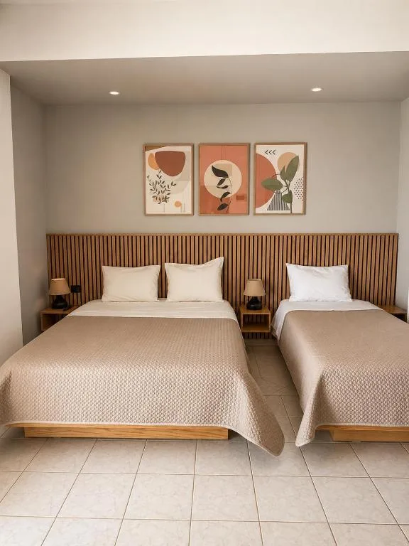 Deluxe Triple Room at Harmonia Himara