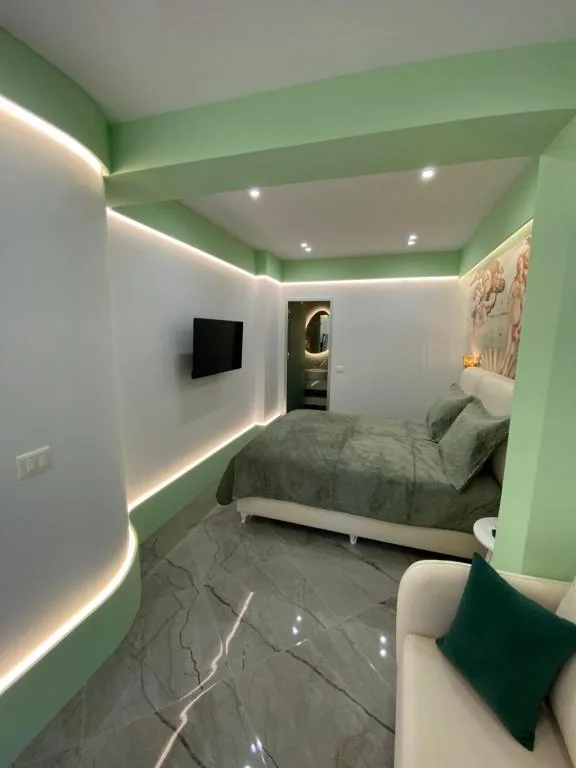 Double Room with Garden View at Ionian View B&B