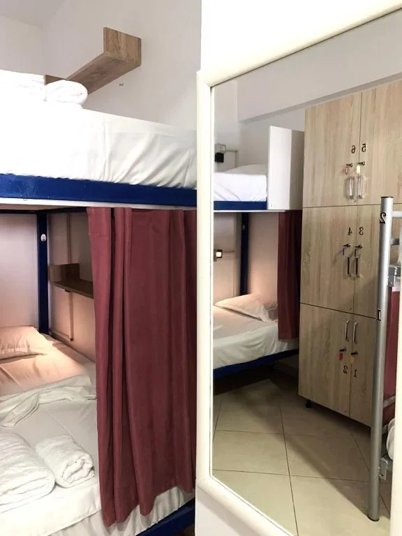 Bed in 6-Bed Female Dormitory Room at Mateo Hostel