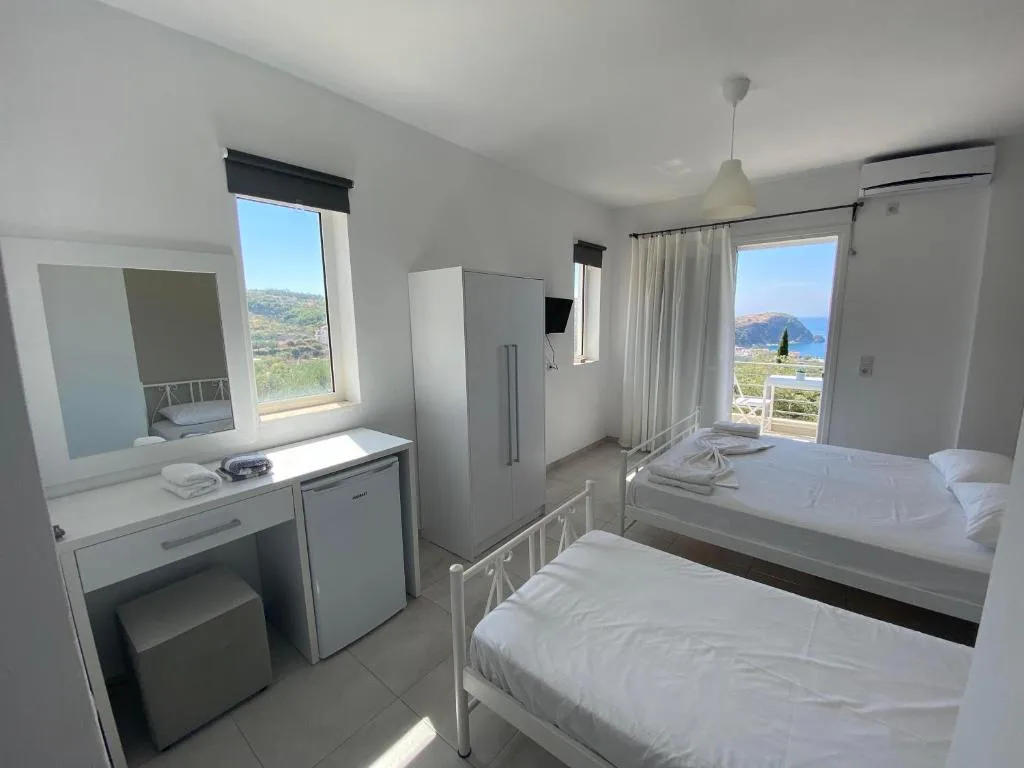 Triple Room with View at Penelope & Michael Rooms