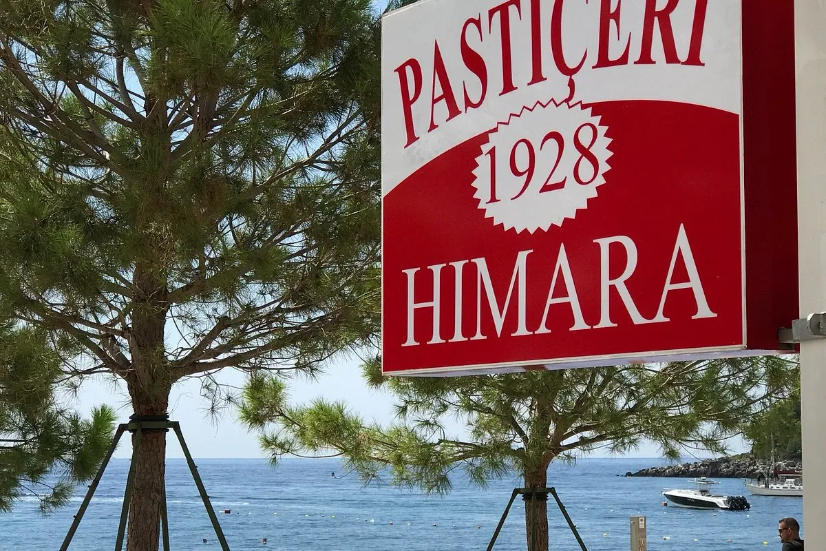 Kafe Pasticeri 1928 historic cafe and pastry shop in Himara town center