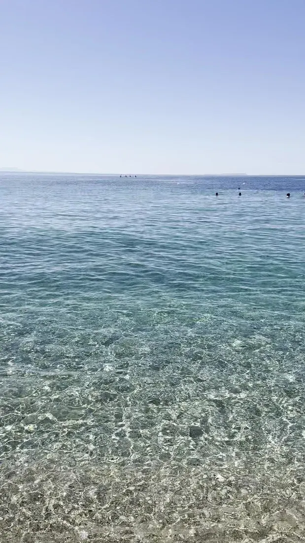 Maraçi Beach shore in central Himara