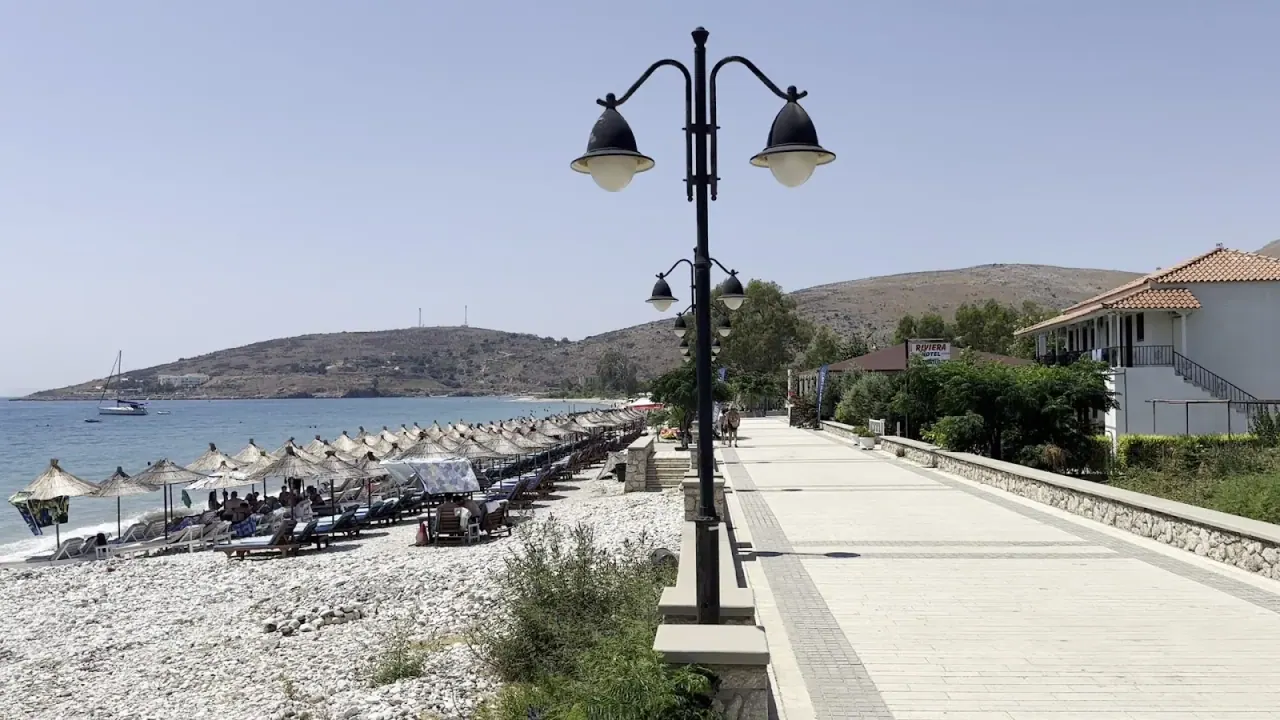 Qeparo Beach low-key waterfront restaurants