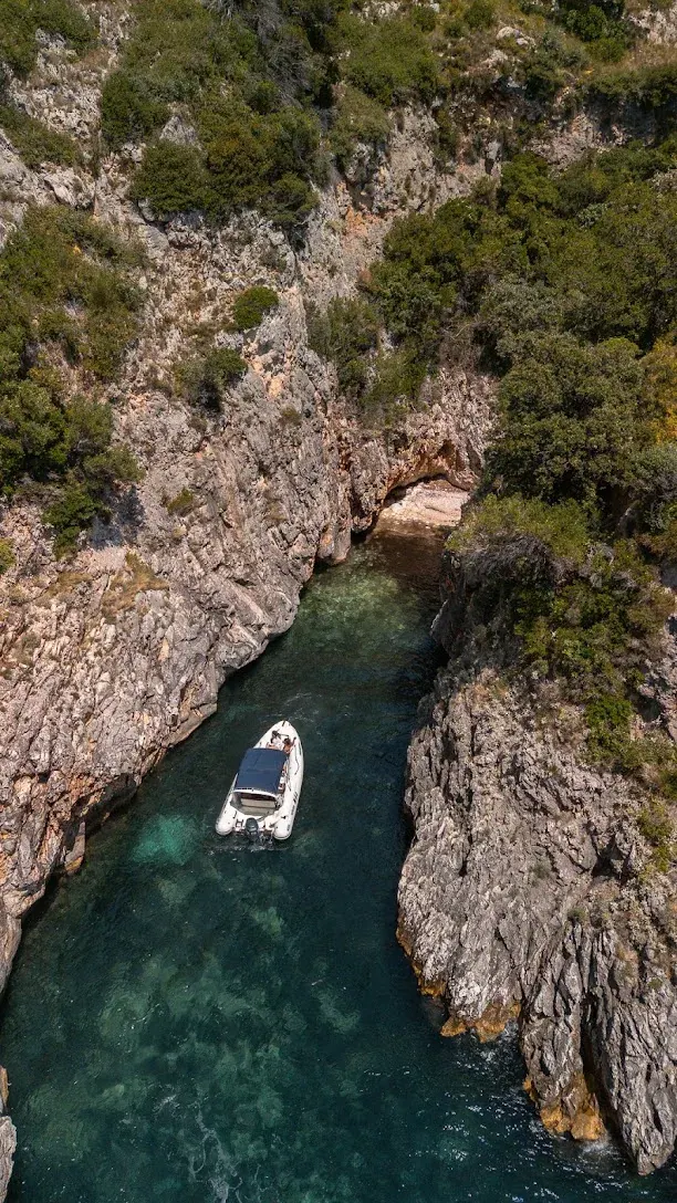 Bayamar Adventures boat tour on the Albanian Riviera