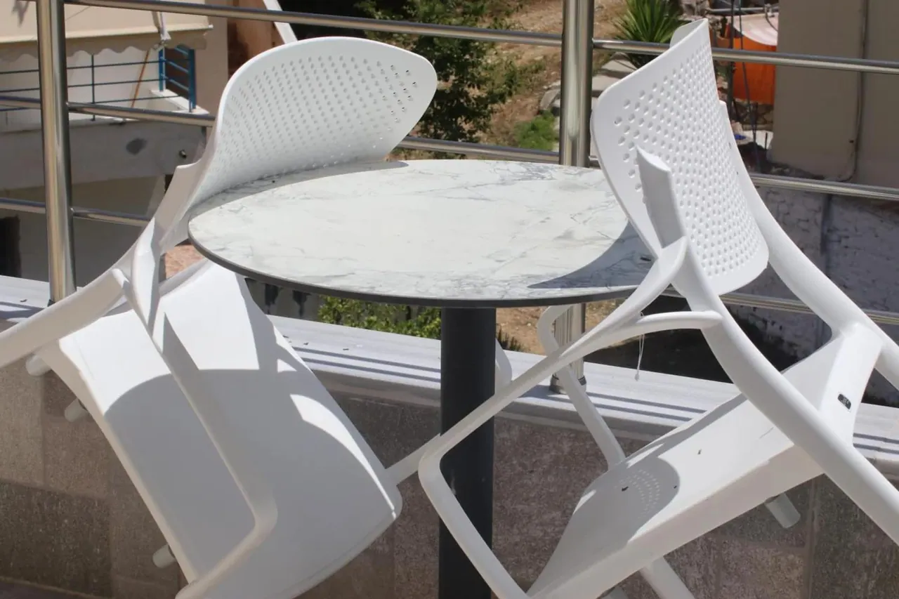 Double Room with Balcony and Sea View at Vourtaréa Guesthouse