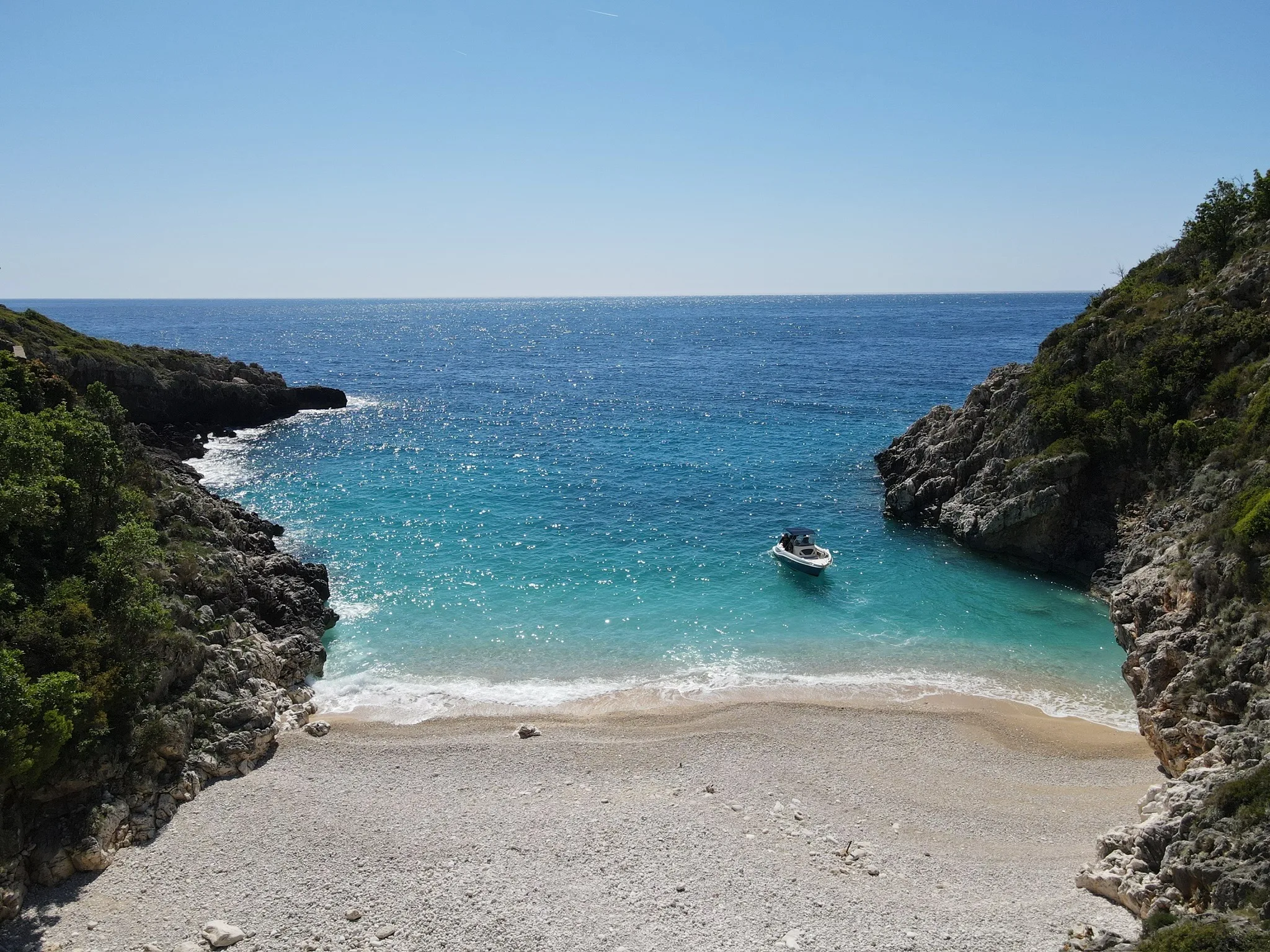 Livadhi Beach near Camping Kranea in Himara