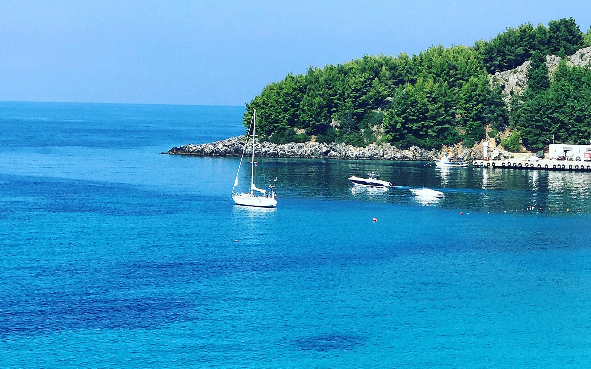 Exterior of Geo & Art Boutique Hotel in Himara center