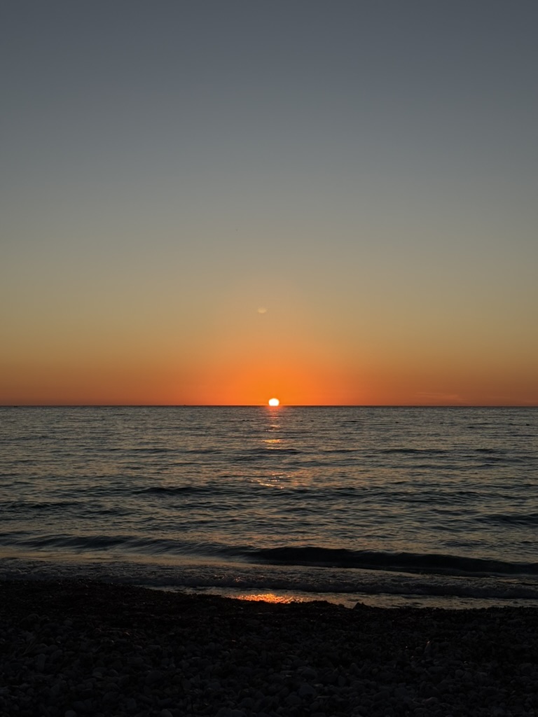 Seaside camping area near Livadhi Beach in Himara