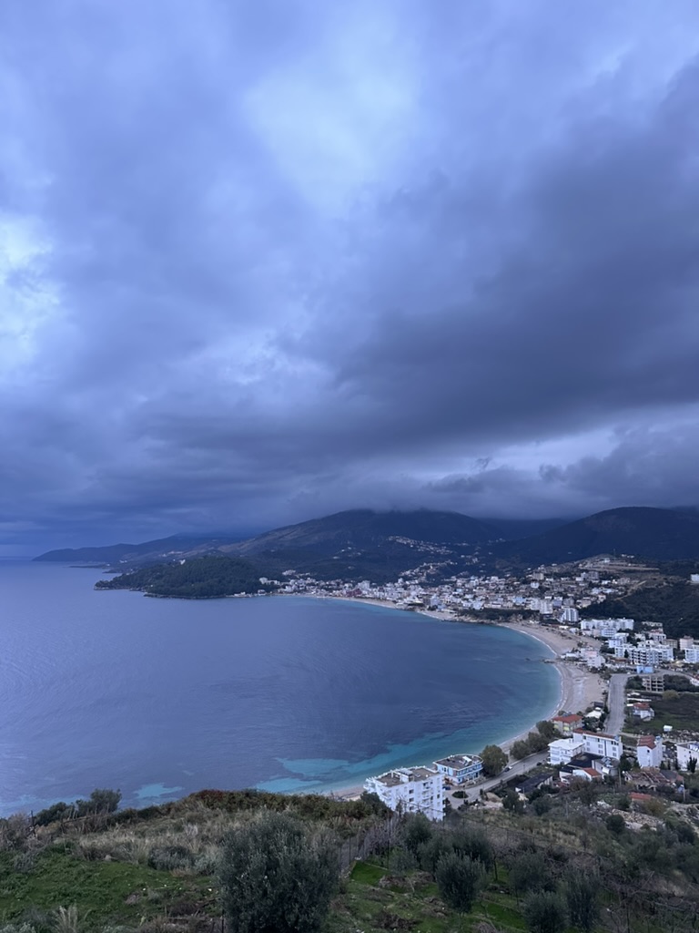 Taverna Lefteri seafood restaurant on Spile waterfront in Himara