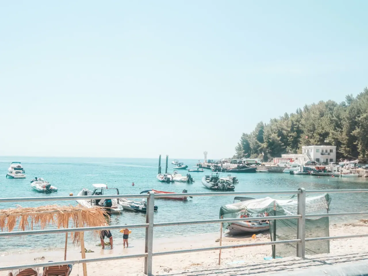 Porto palermo submarine base bay — best base southern albania