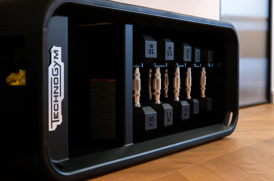 The Technogym unit in the Presidential Suite
